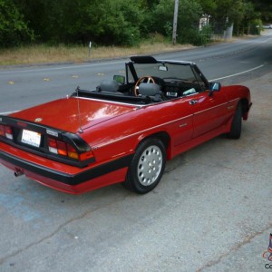 1986 alfa-romeo spider photo
