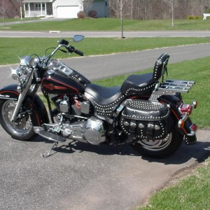 1995 harley-davidson flstc-heritage-softail-classic photo